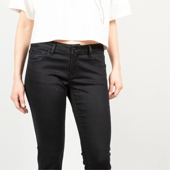 The Kooples Soft Denim Skinny Jeans Black Size 25 NWT - Picture 3 of 16